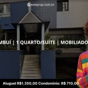 Apartamento 1 quarto suíte e vaga para alugar no Cambuí (Campinas)