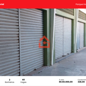 Salão Comercial para Vender no Cond. Mercado Parque Industrial, com 32,37 m², Parque Industrial