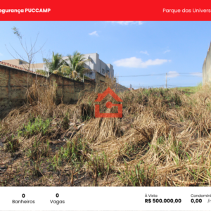 Terreno para Vender no Parque das Universidades, com 524,50 m2