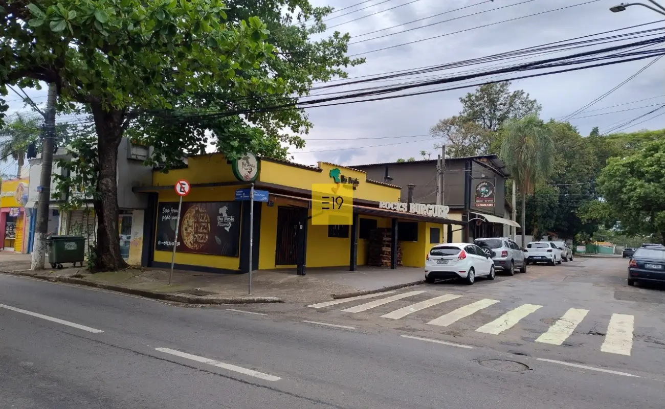 Área comercial à venda no Centro de Barão Geraldo, Campinas - fachada do terreno